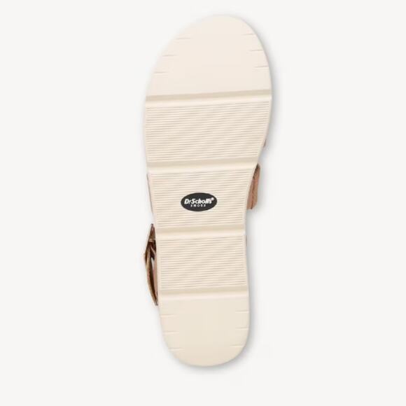 NEW Dr. Scholl's Women's Once Twice Platform Sandal Tawny Brown Synthetic Sz 10M - Picture 8 of 11